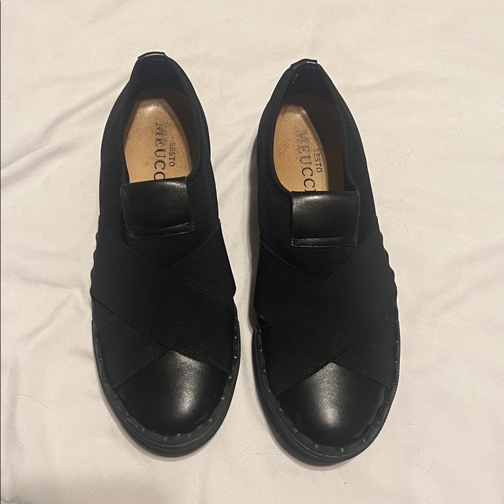 Sesto Meucci black street sneakers. Worn once - Picture 2 of 9